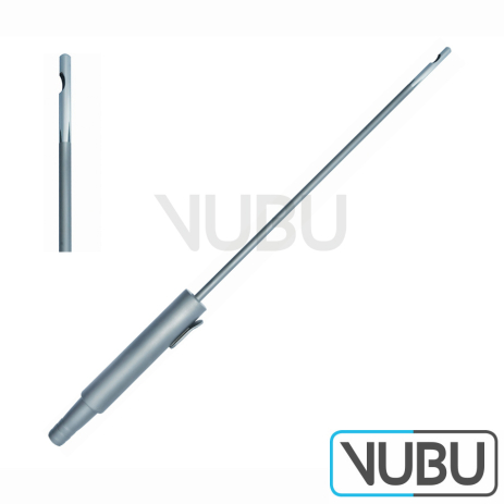 GASPAROTTI Liposuction Cannula - One central hole - width attached Handle - Diameter Ø 6 mm - working length 6 - 15 cm