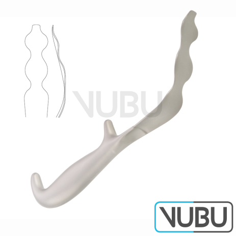 PETRI PTERYGOID intraoral ret. 23cm/10¾ 25.5 mm, for LeFort osteotomies