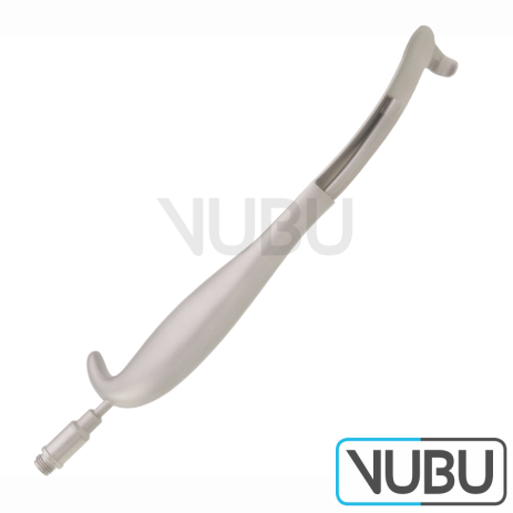 BAUER intraoral retr. right hk. 24.5cm/9 FO, 26.5mm / 16mm for Left Cheek