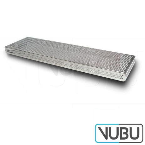 Stainless steel basket for implant container 470mm x 134mm x 27mm