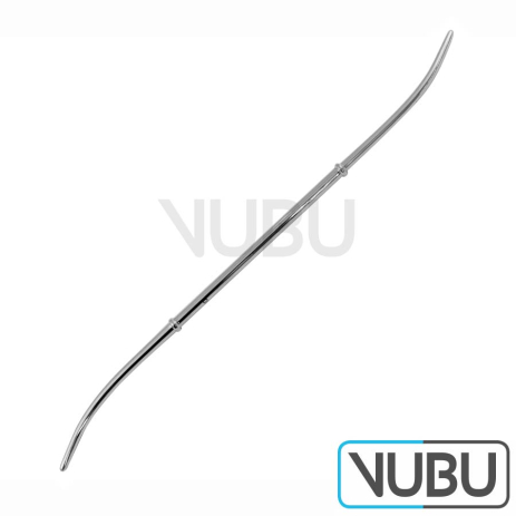 HANK Uterus Dilatator doppelt S-gebogen 3,5mm / 4,0mm mit amerikanischer Skala Fig. 7/8