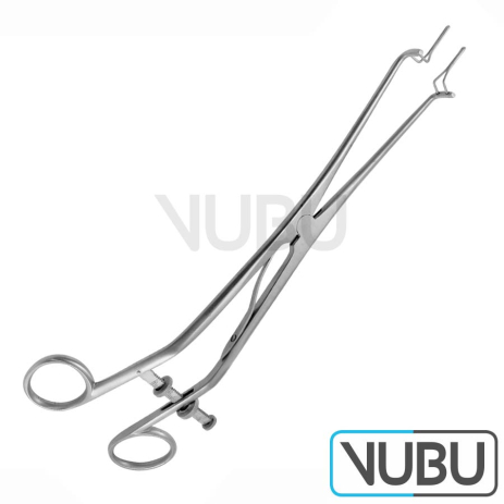 KOGAN Endospeculum with graduated ratchet and fixing screw width 6x23mm 24.5 cm