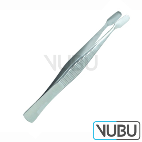 KUEHNE COVER GLASS FORCEPS CURVED 10,5CM