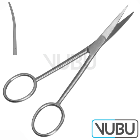 DISSECTING SCISSORS CURVED POINTED 11,0CM