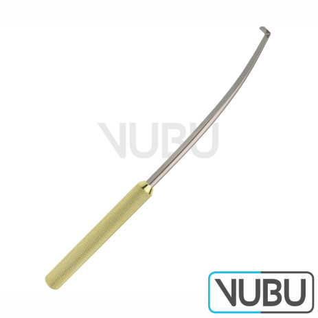 RAMIREZ (SHAPER) Nerve Protector, round golden handle, length 6¾”/17 cm, curved left