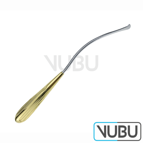 SHAPER/RAMIREZ Periosteal Dissector, curved “S” shaped, Blade Width 8 mm, Length 9 1/2 24,0 cm