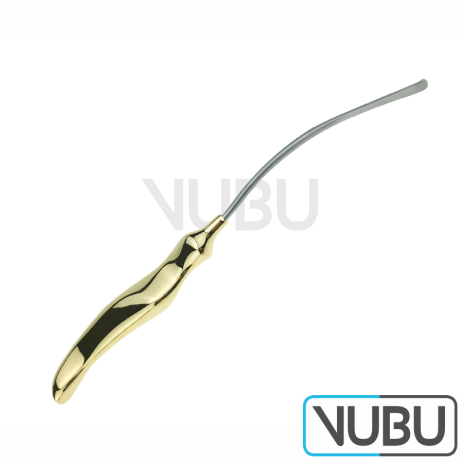 SHAPER/RAMIREZ Periosteal Dissector, curved “S” shaped, Blade Width 5 mm, Length 9 1/2 24,0 cm, with Ergo-Handle, rigid
