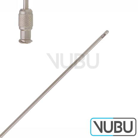 Liposuction Cannula - One central hole - for fine facial contourings - Luer-Lock connector - Diameter Ø 2.0 mm - working length 2 - 5 cm
