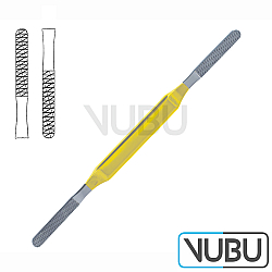 FOMON Nasenraspel TC 21cm - 8-1/4'' - doppelendig Fig. 3/4 - Teil. 1,3mm/1,6mm