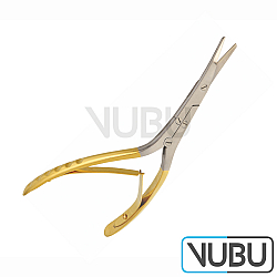 CAPLAN Schere - doppel übersetzt - TC - abgewinkelt - Länge 8-1/4'' - 21 cm