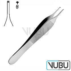 ADSON MAULBREITE 1,5 +-- 0,2 CHIRURGISCHE PINZETTE 1X2 ZÄHNE 12,0CM