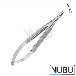 BARRAQUER-TROUTMAN MIKRO-NADELHALTER GEBOGEN 10,0CM