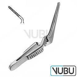 DIETRICH BULLDOG KLEMME ABGEWINKELT 50MM 12MM GEWICHT 3GRAMM