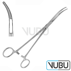 TOENNIS ARTERIENKLEMME GEBOGEN 21,0CM