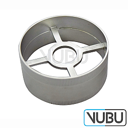 FREEMAN Areola Markierer, mit 4-Stern innere Markierung, Edelstahl, Größe - 1 in 1, 50 mm, scharf und stumpf