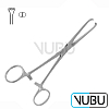 ALLIS TISSUE SEIZING FORCEP 4X5 Z. 15 CM