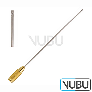 Liposuction Cannula - One central hole - for fine facial contourings - Handle connector - Diameter Ø 1.7 mm - working length 2 - 5 cm