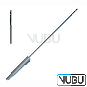 GASPAROTTI Liposuction Cannula - Two central hole - width attached Handle - Diameter Ø 6 mm - working length 12 - 30 cm