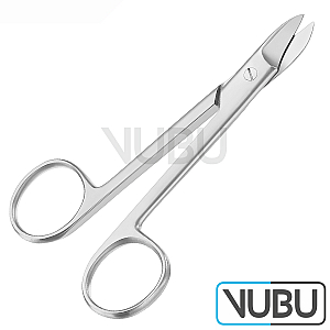 BEEBEE WIRE SCISSORS CURVED POINTED 10,5CM