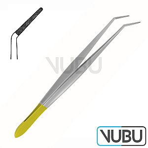CUSHING FORCEPS WIDTH TUNGSTEN CARBID INSERTS CURVED 18,0CM