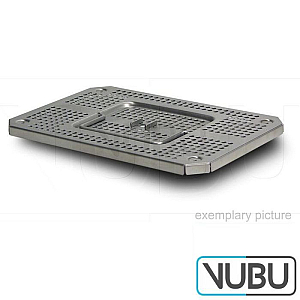 1/2 lid strainer basket 255mm mm x  245mm with closure, quiver d = 5.50 TB 