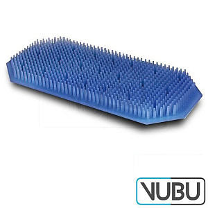 Silicone mat 270mm x 125mm blue perforated,