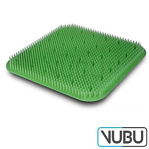 Silicone mat 245mm x 245mm green, perforated