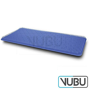 Silicone mat 500mm x 230mm blue perforated,