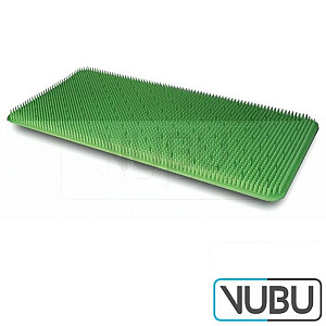 Silicone mat 520mm x 230mm green, perforated
