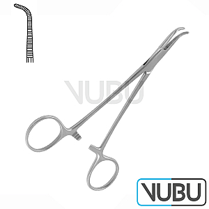 GEMINI DISSECTING AND LIGATURE FORCEPS CURVED 14,0CM