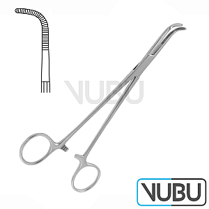 KANTROWITZ DISSECTING AND LIGATURE FORCEPS CURVED 20,0CM