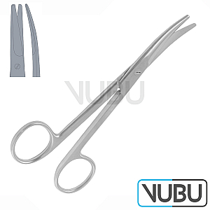 MAYO OPERATING SCISSORS CURVED BL-BL 14,5CM