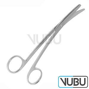 MIXTER OPERATING AND GYNECOLOGICAL SCISSORS CURVED 15,5CM
