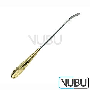 DANIEL (SHAPER) Endoforehead/Scalp Elevator Dissector, Curved, Round Blade, Width 7 mm, Length 9 1/2”/ 24 cm