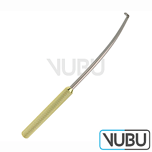 RAMIREZ (SHAPER) Nerve Protector, round golden handle, length 6¾”/17 cm, curved left