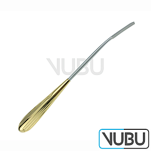 SHAPER/LANGENBECK Frontoglabellar Dissector, slightly curved, Blade Width 5 mm, Length 9-1/2”/ 24 cm