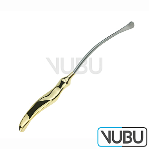 SHAPER/RAMIREZ Periosteal Dissector, curved “S” shaped, Blade Width 10 mm, Length 9 1/2 24,0 cm, with Ergo-Handle, rigid