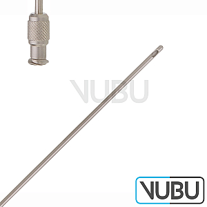 Liposuction Cannula - One central hole - for fine facial contourings - Luer-Lock connector - Diameter Ø 3.0 mm - working length 2 - 5 cm