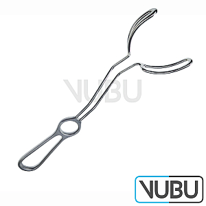 Vestibulum/Lip retractor for lower jaw, ring handle, 26cm 10-1/4