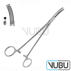 WERTHEIM HYSTERECTOMY CLAMPS SLIGHTLY CURVED 23,0CM